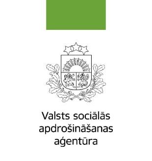 Valsts sociālās aprošināšanas aģentūras logo