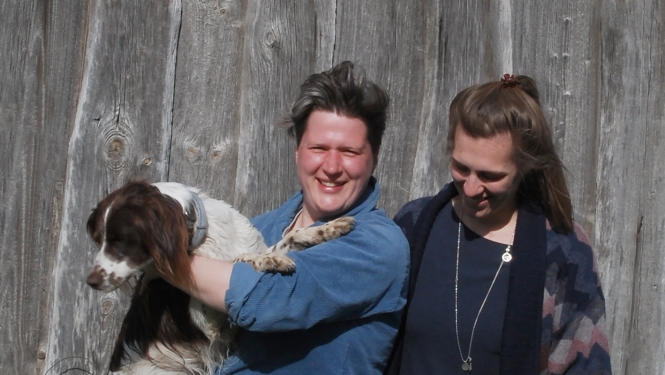 Madara Mestere un Marta Vētra (Dikļu pagasts, Vidzeme)